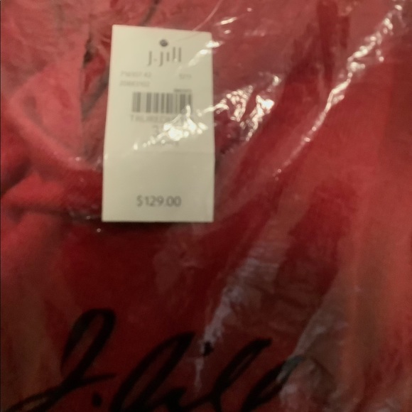 ⭐️NWT J.Jill 3X Red ❤️ (Lightweight/Medium Weight) Sweater Dress Wide Rib… - Picture 9 of 11